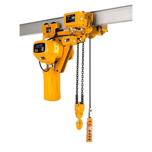 HHBB Mobile Hoisting Suspended Machinery Construction Electric Chain Hoist Cranes3