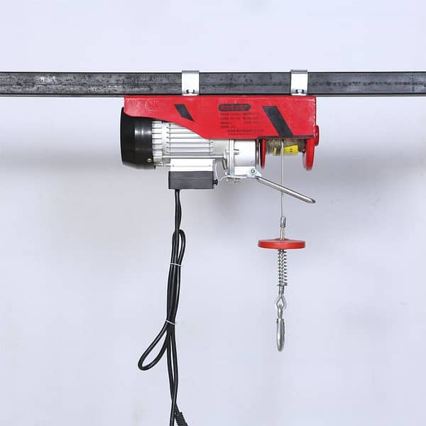 Compact Low Headroom Electric Hoist, 100-1200kg Capacities, IP54 Protection