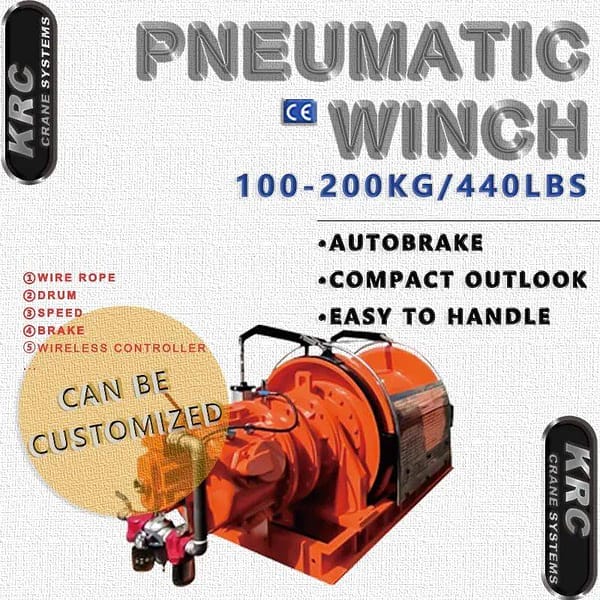 Customized Pneumatic Winch