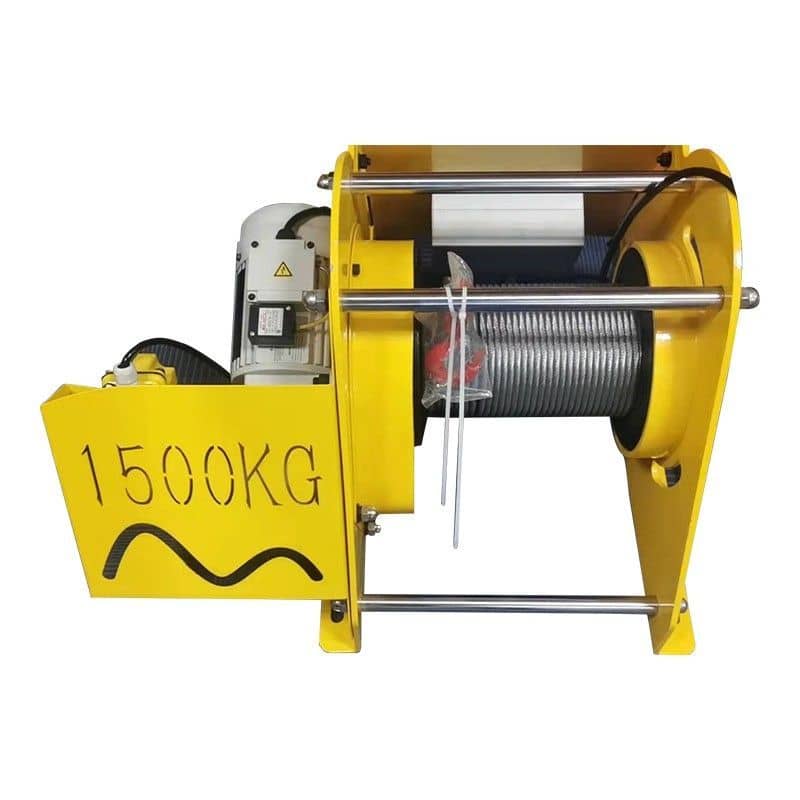 Electric portable winch
